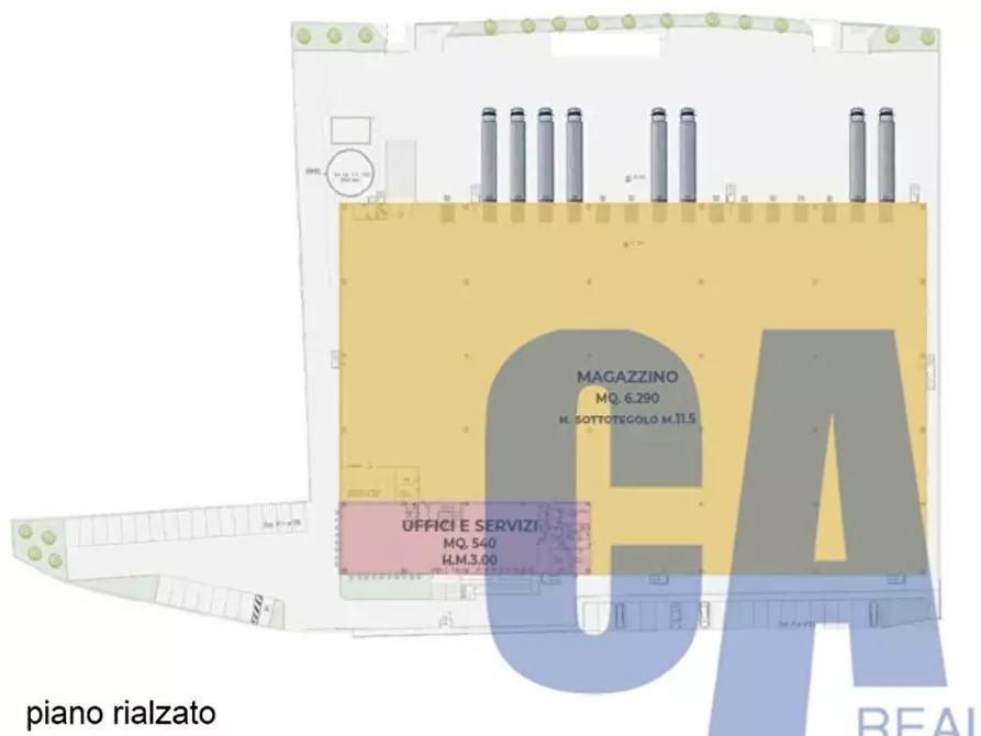 Immagine 1 di Magazzino in affitto  in VIA MONZA a Pioltello