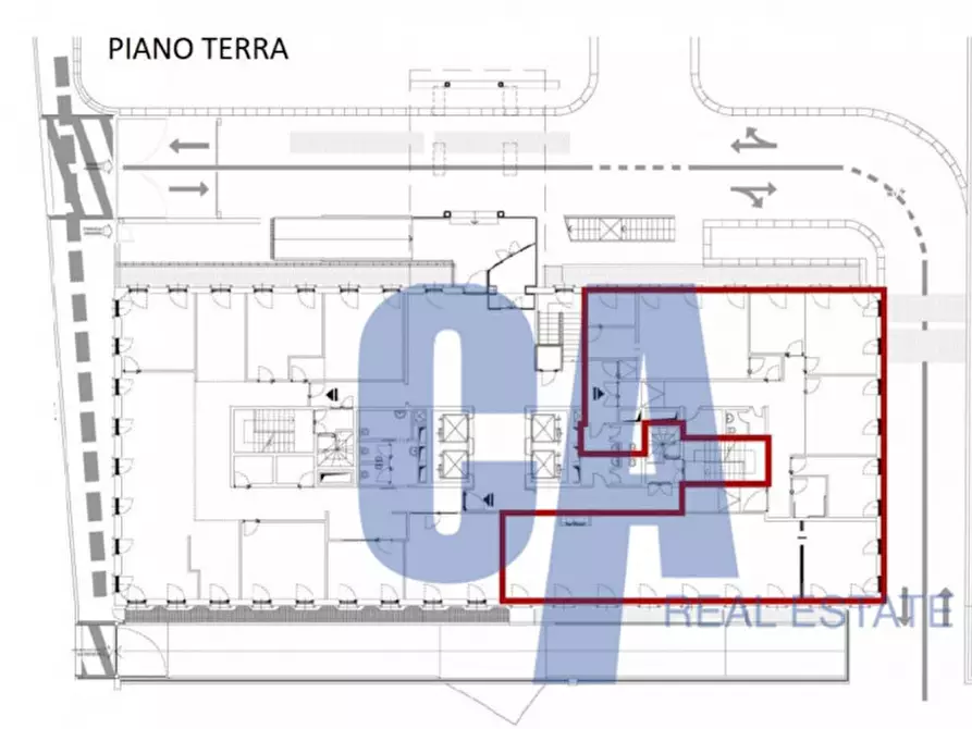 Immagine 15 di Ufficio in affitto  in PIAZZA MONTE TITANO a Milano