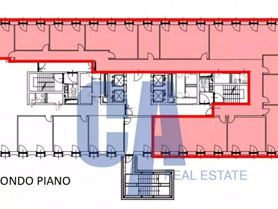 Immagine 24 di Ufficio in affitto  in PIAZZA MONTE TITANO a Milano