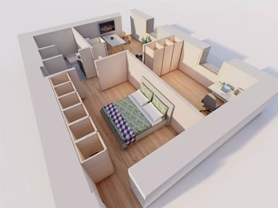 Immagine 3 di Appartamento in vendita  in Viale Trento a Vicenza