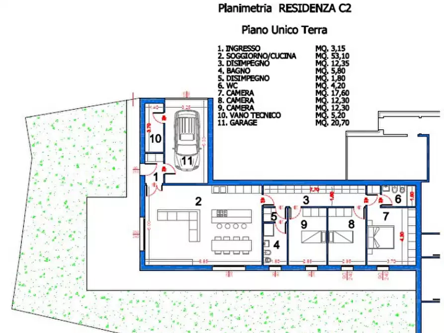 Immagine 3 di Casa bifamiliare in vendita  in Via Selvatico a Teolo