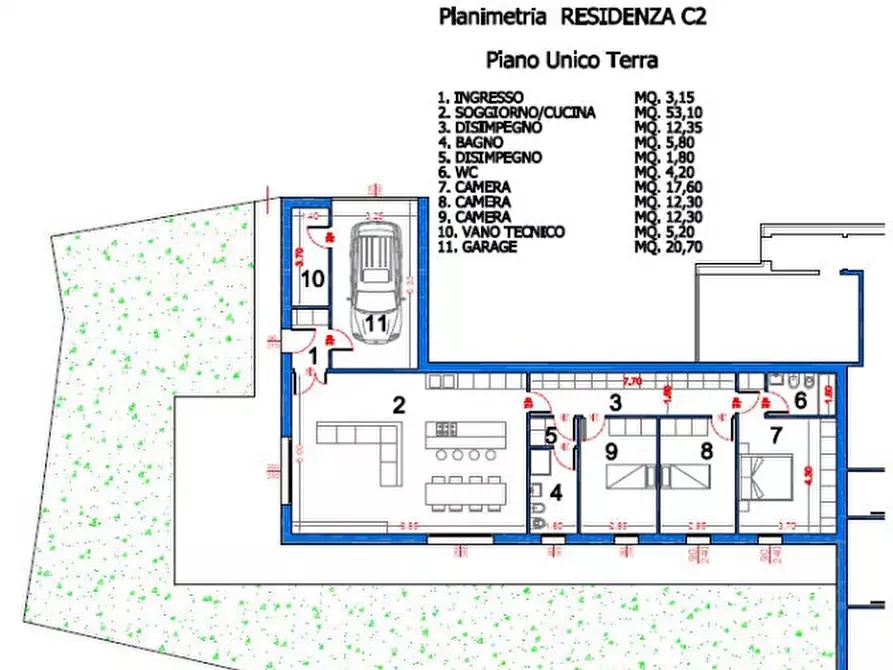 Immagine 3 di Casa bifamiliare in vendita  in Via Selvatico a Teolo