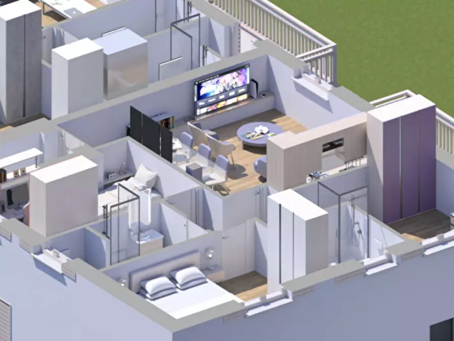 Immagine 3 di Appartamento in vendita  in Via Santa Giustina a Telve