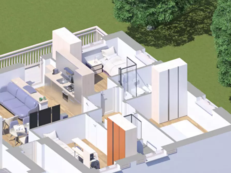 Immagine 5 di Appartamento in vendita  in Via Santa Giustina a Telve