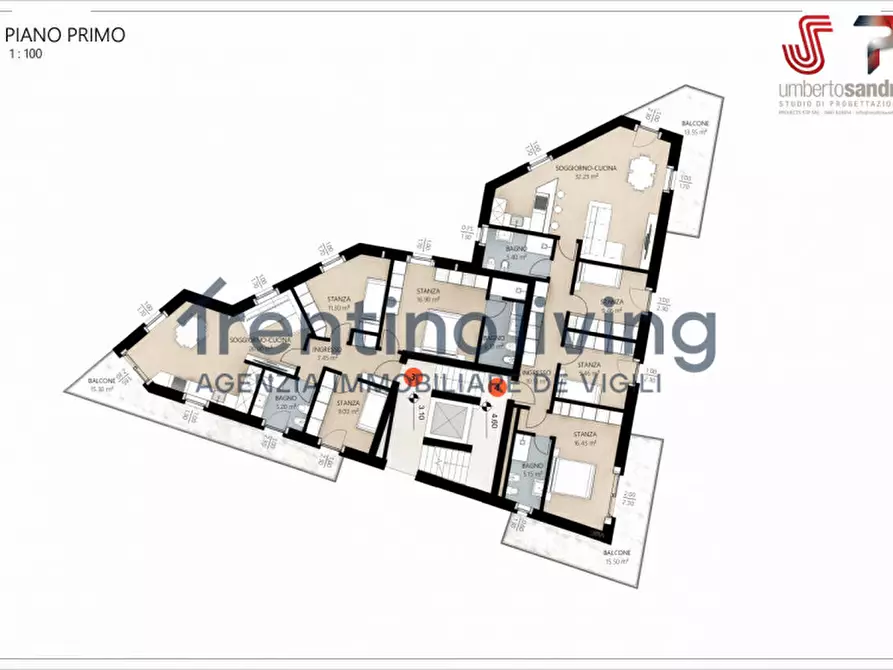 Immagine 19 di Appartamento in vendita  in Via del Forte a Trento