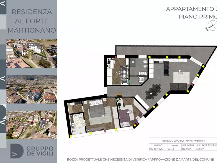 Immagine 18 di Appartamento in vendita  in Via del Forte a Trento