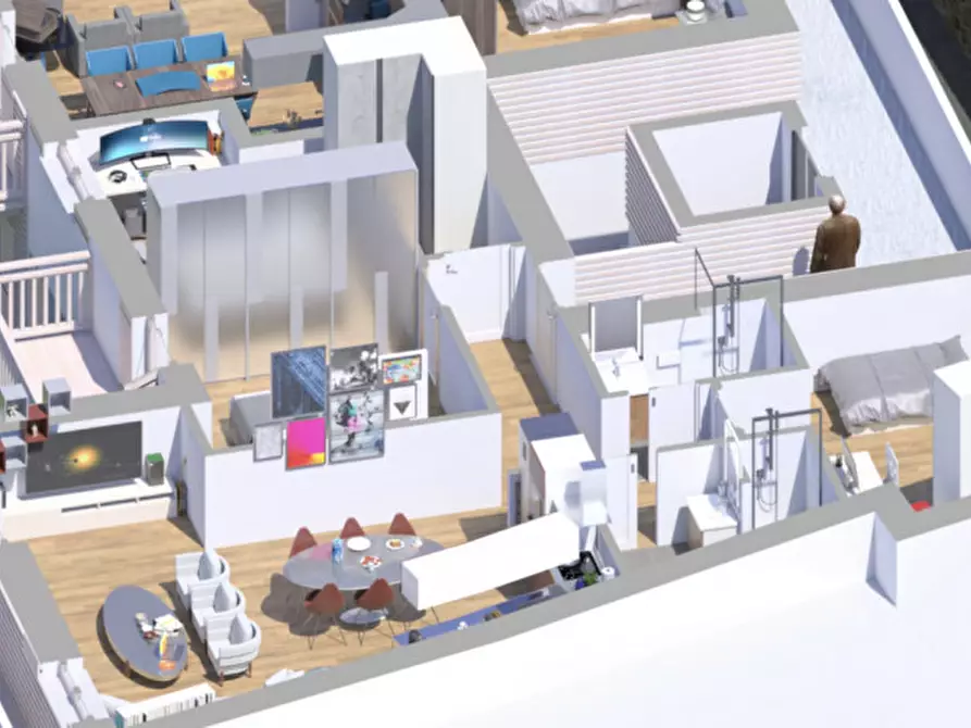 Immagine 2 di Appartamento in vendita  in Via Santa Giustina a Telve