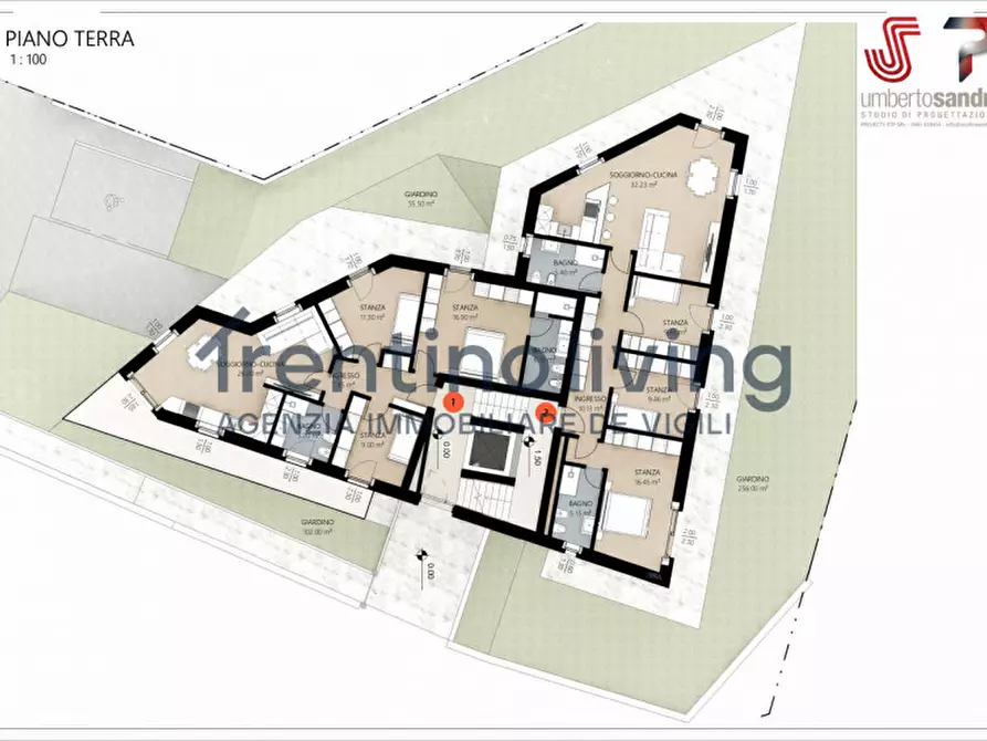 Immagine 19 di Appartamento in vendita  in Via del Forte a Trento