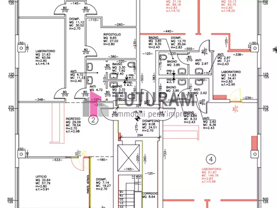 Immagine 11 di Ufficio in vendita  in VIA ROMA 1 a Ponte San Nicolò