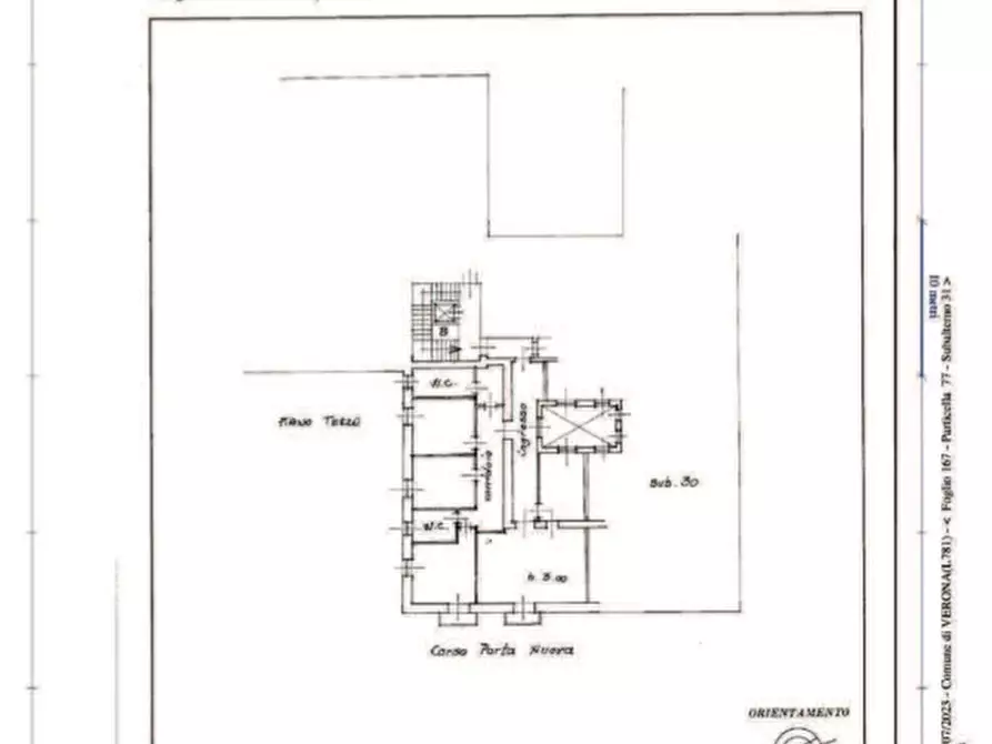 Immagine 21 di Appartamento in vendita  in CORSO PORTA NUOVA 133 a Verona