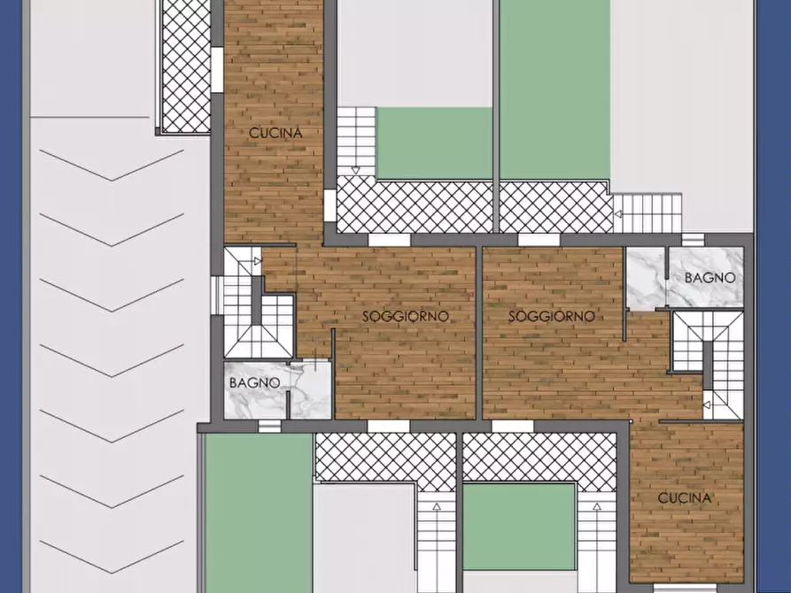 Immagine 11 di Villa in vendita  in aversa, via dell'archeologia a Gricignano Di Aversa