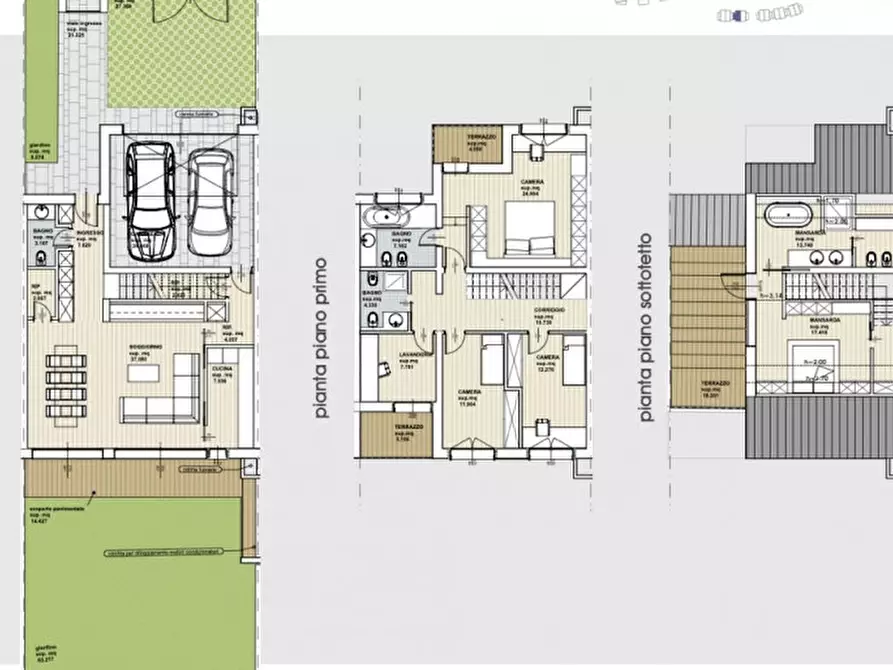Immagine 3 di Villetta a schiera in vendita  in Via Antonio Pacinotti a Padova