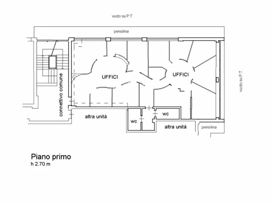 Immagine 19 di Ufficio in vendita  in via monte sabotino, 2 a Ponte San Nicolò