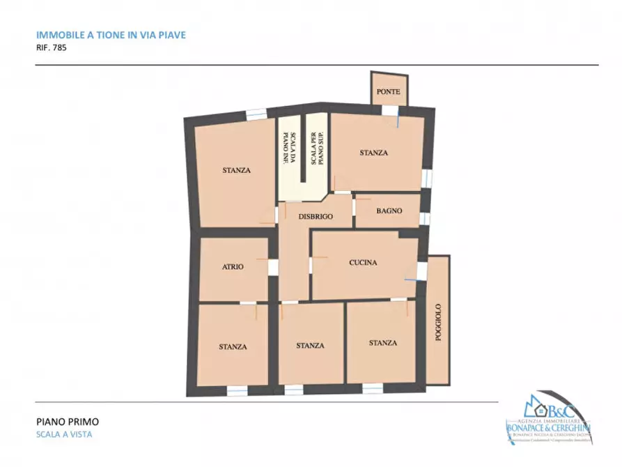 Immagine 21 di Casa indipendente in vendita  in Via Piave a Tione Di Trento