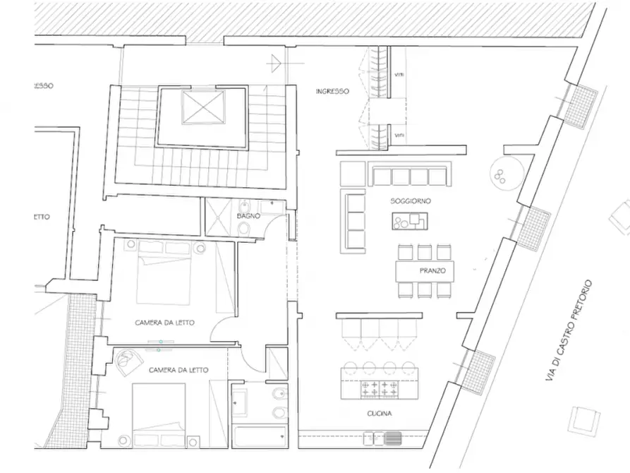 Immagine 36 di Appartamento in affitto  in Viale Castro Pretorio a Roma