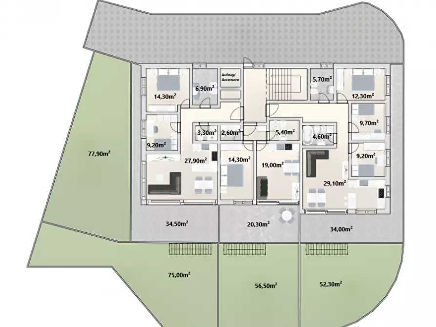 Immagine 22 di Appartamento in vendita  in via catinaccio a Renon .Ritten.