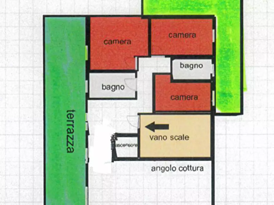 Immagine 38 di Attico in vendita  in Viale Verona a Vicenza