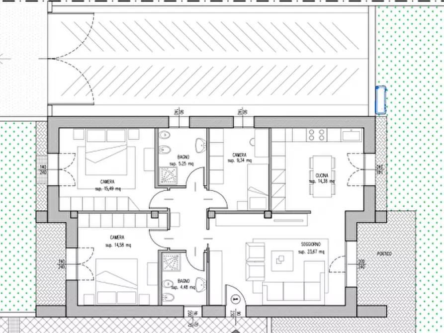 Immagine 2 di Appartamento in vendita  in Via Salvo D'Acquisto a Pescantina