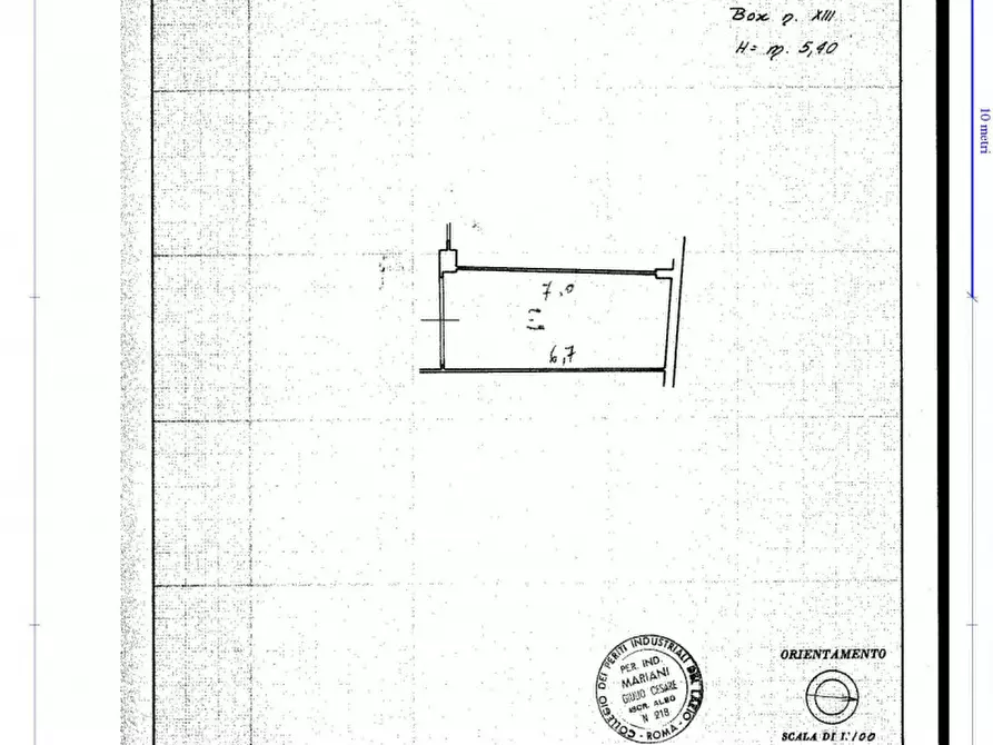 Immagine 2 di Garage in vendita  in Viale dei Colli Portuensi a Roma