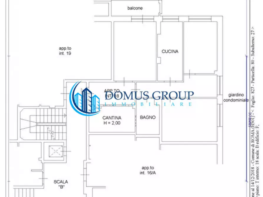 Immagine 27 di Appartamento in vendita  in Via Cornelio Magni a Roma