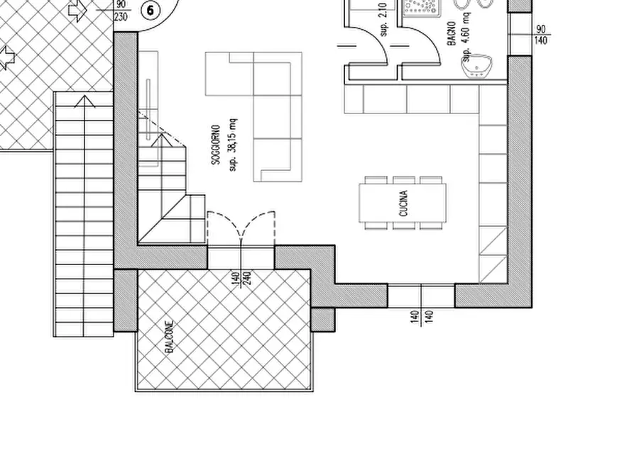 Immagine 10 di Appartamento in vendita  in Via Salvo D'Acquisto a Pescantina