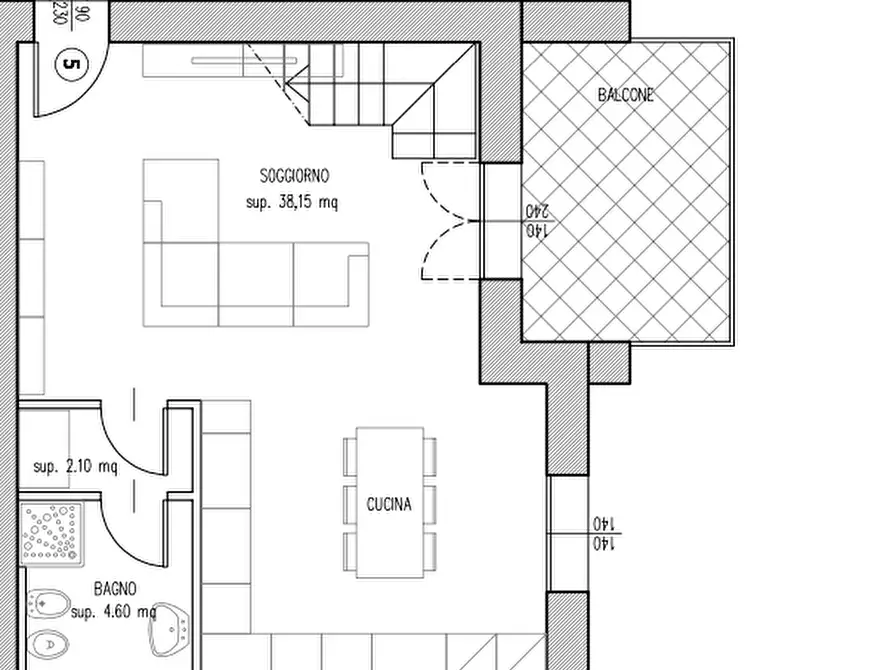 Immagine 2 di Appartamento in vendita  in Via Salvo D'Acquisto a Pescantina