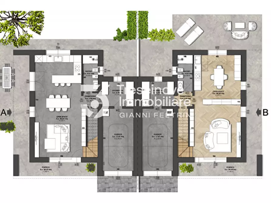 Immagine 35 di Casa bifamiliare in vendita  in Via Ottorino Alessandrini a Zero Branco