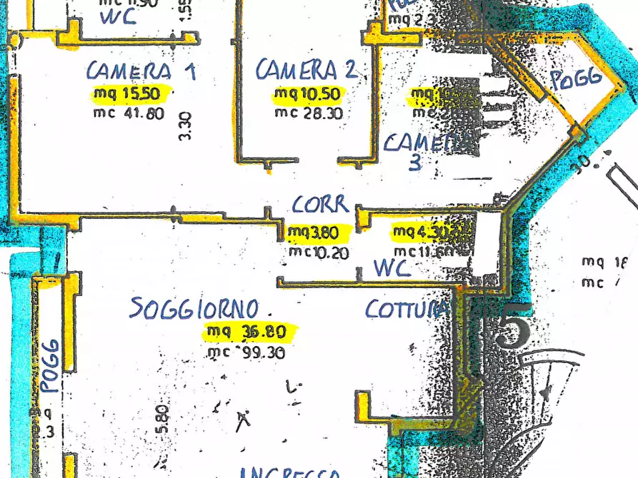 Immagine 3 di Appartamento in vendita  in Via Fogazzaro a Teolo