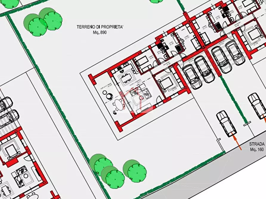 Immagine 15 di Casa bifamiliare in vendita  in Via San Rocco a Giavera Del Montello