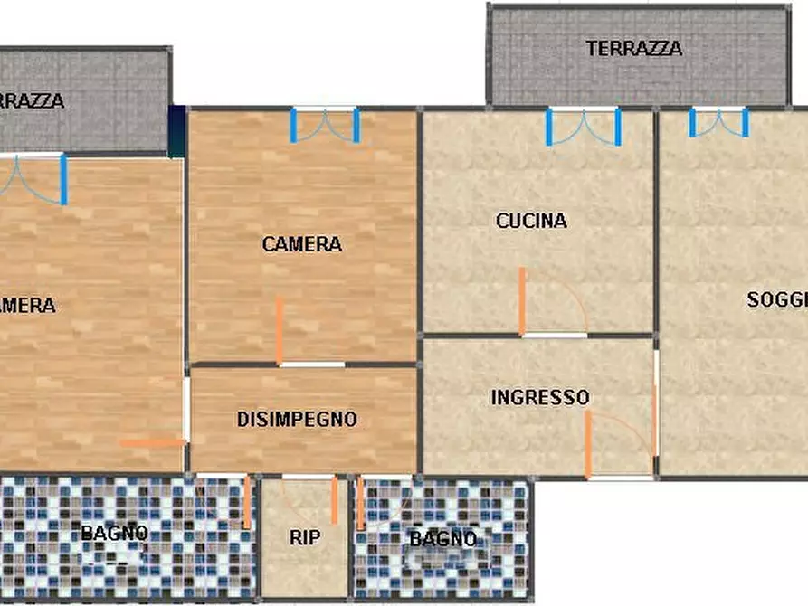 Immagine 1 di Appartamento in vendita  in Via Francesco Petrarca a Noventa Padovana