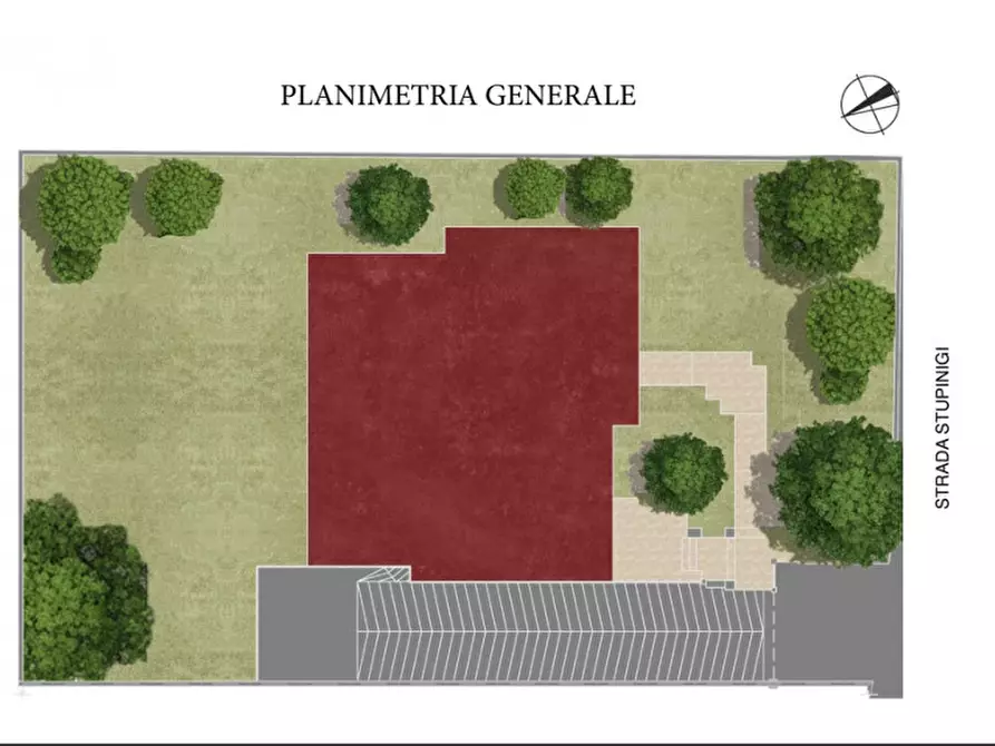 Immagine 5 di Casa bifamiliare in vendita  in Strada Stupinigi n.79 a Orbassano