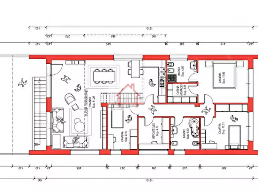 Immagine 16 di Appartamento in vendita  in via La Tabacchina a Giavera Del Montello