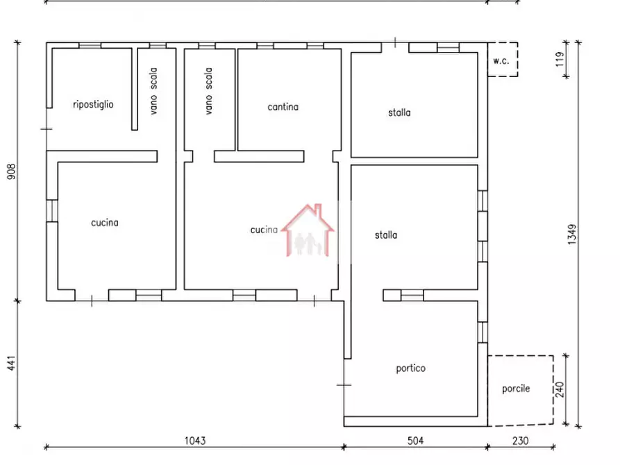Immagine 6 di Rustico / casale in vendita  in Via Eligio Porcù a Volpago Del Montello