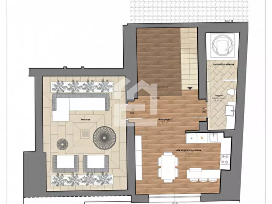 Immagine 18 di Attico in affitto  in Via Brunati a Salò