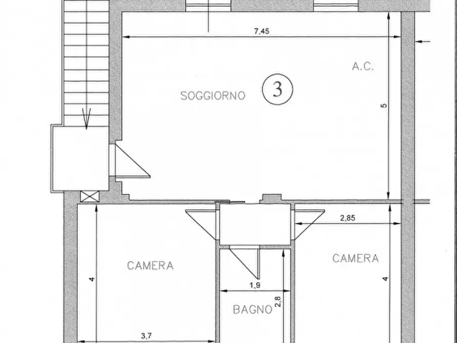 Immagine 1 di Appartamento in vendita  in via santa veronica giuliani a Agugliano