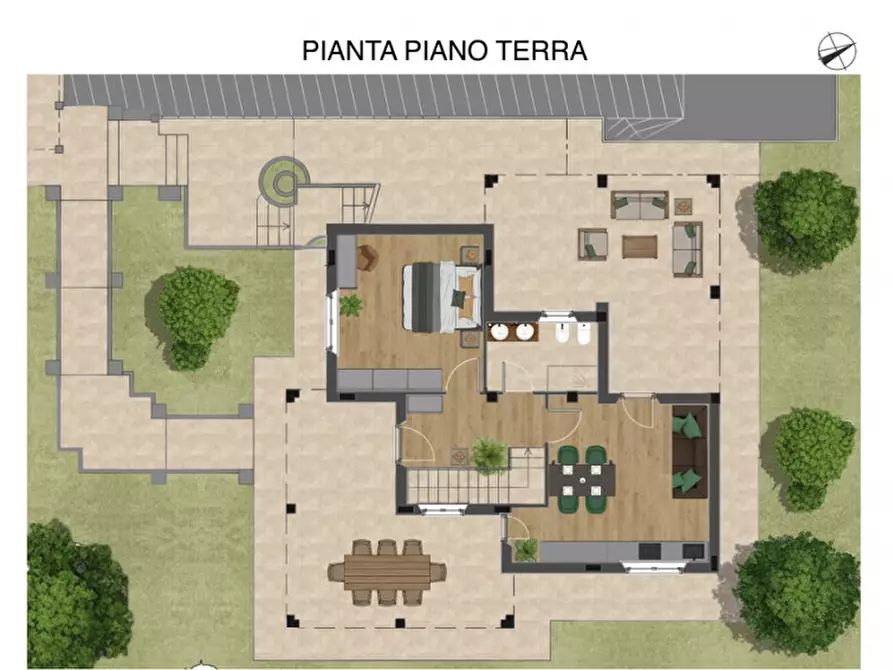 Immagine 1 di Appartamento in vendita  in Strada Stupinigi n.79 a Orbassano