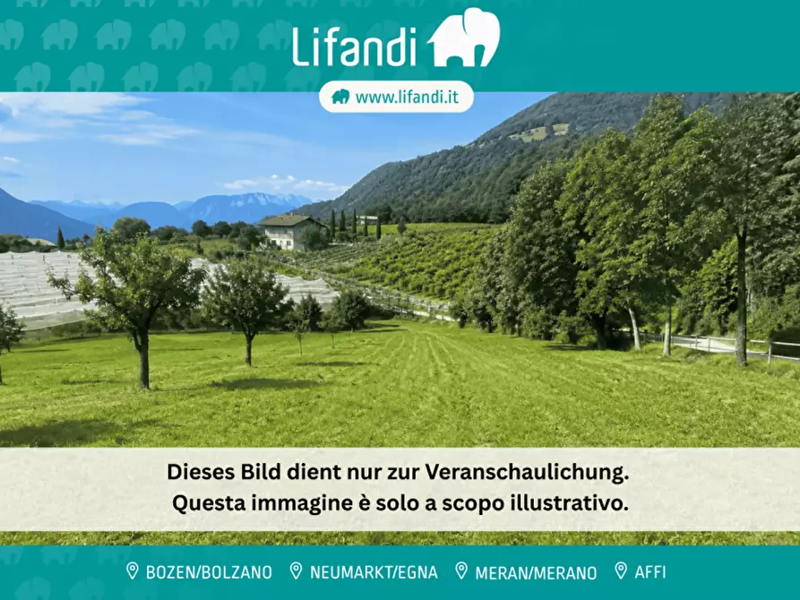 Immagine 1 di Terreno in vendita  in Corona a Cortaccia Sulla Strada Del Vino .Kurtatsch A.