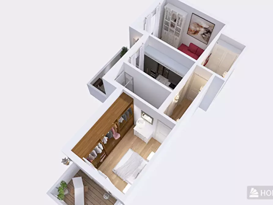 Immagine 22 di Appartamento in vendita  in Via dei Della Bitta a Roma