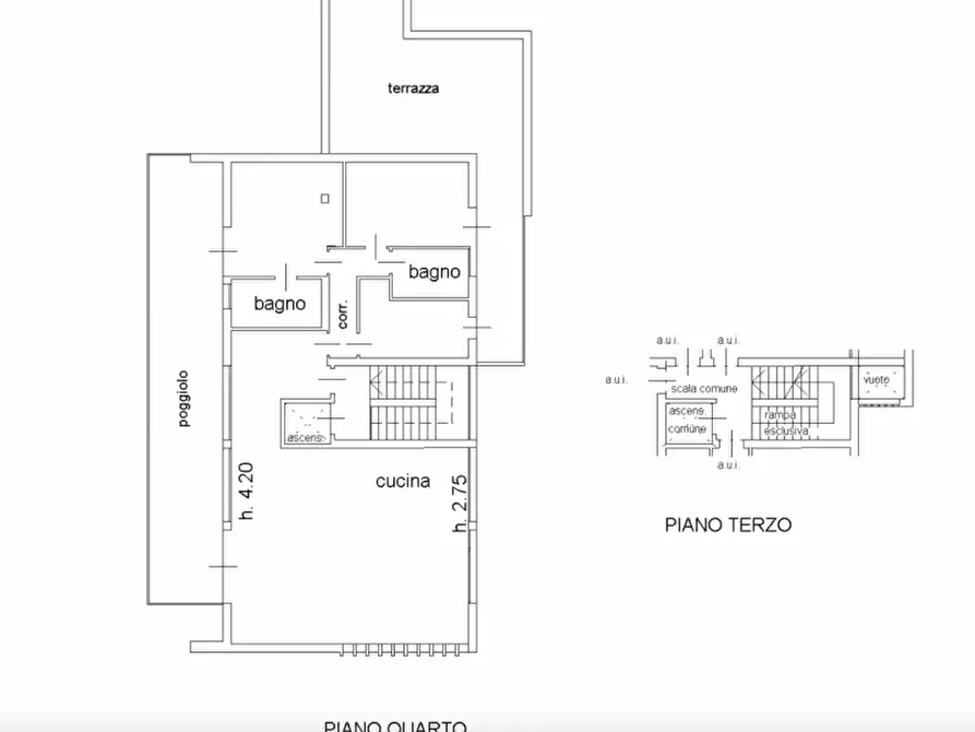 Immagine 38 di Attico in vendita  in Viale Verona a Vicenza