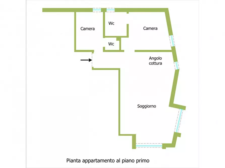 Immagine 28 di Appartamento in vendita  in Via degli Appennini, 26 a Rieti