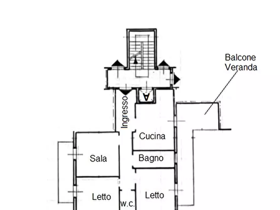 Immagine 7 di Appartamento in vendita  in via avvocato enrico de nicola, 1 a Trani