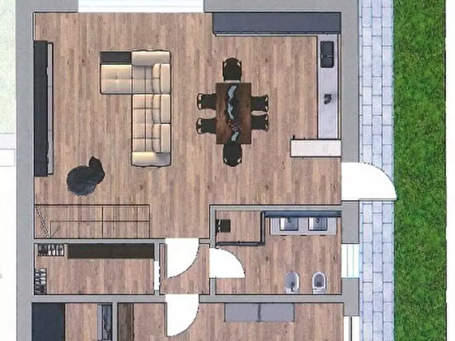 Immagine 27 di Villa in vendita  in Corso Indipendenza a Rivarolo Canavese