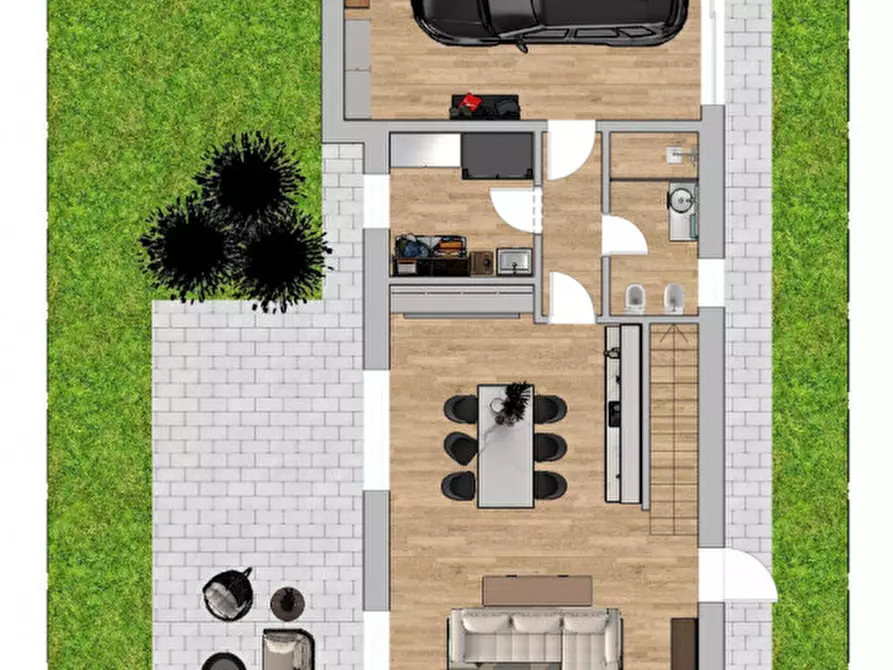 Immagine 28 di Villa in vendita  in Corso Indipendenza a Rivarolo Canavese