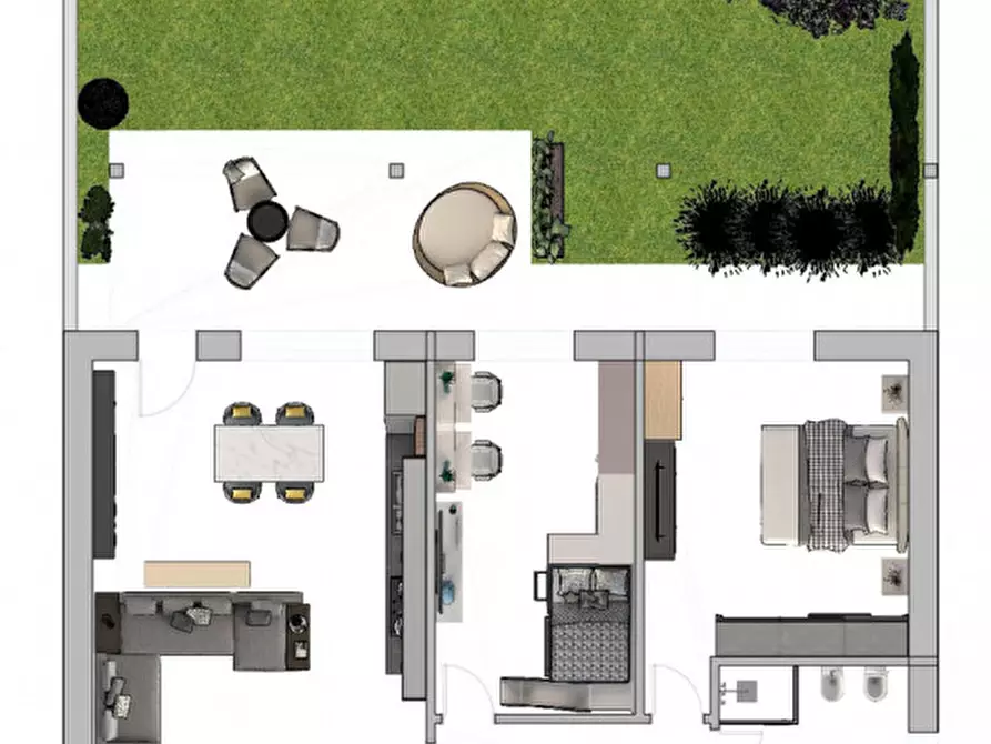 Immagine 25 di Appartamento in vendita  in Corso Indipendenza a Rivarolo Canavese