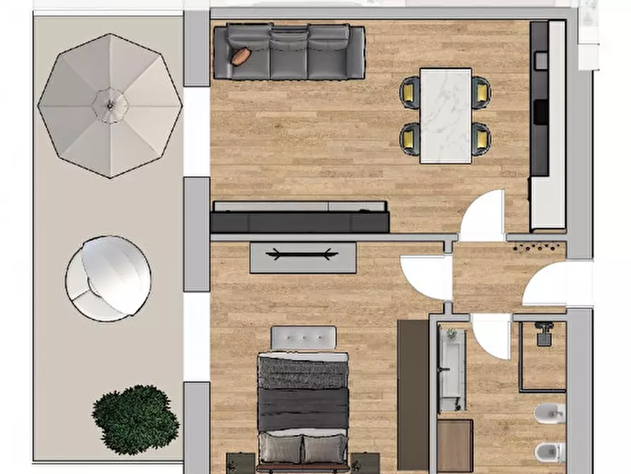 Immagine 21 di Appartamento in vendita  in Corso Indipendenza a Rivarolo Canavese