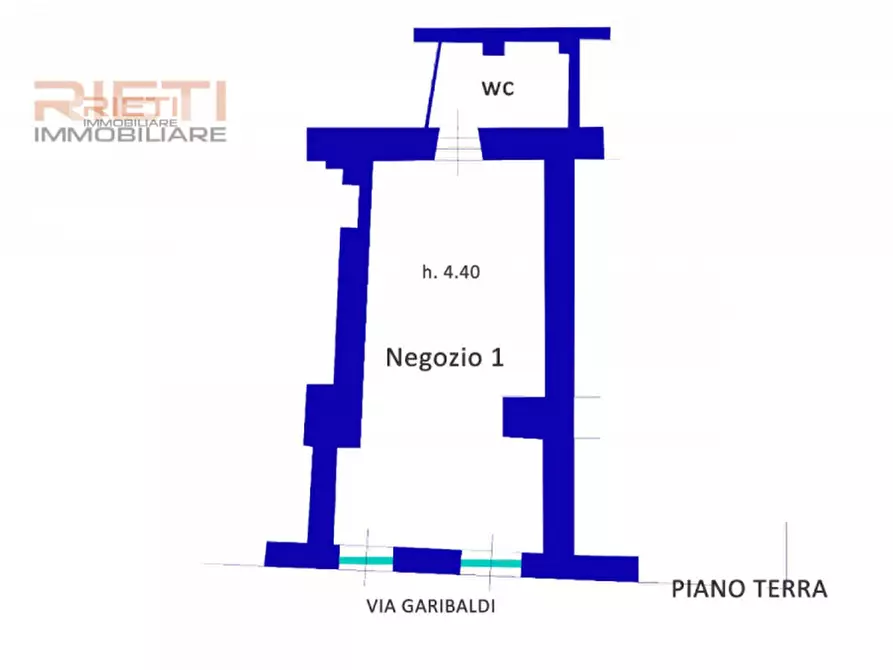 Immagine 12 di Negozio in vendita  in Via Giuseppe Garibaldi, 249 a Rieti