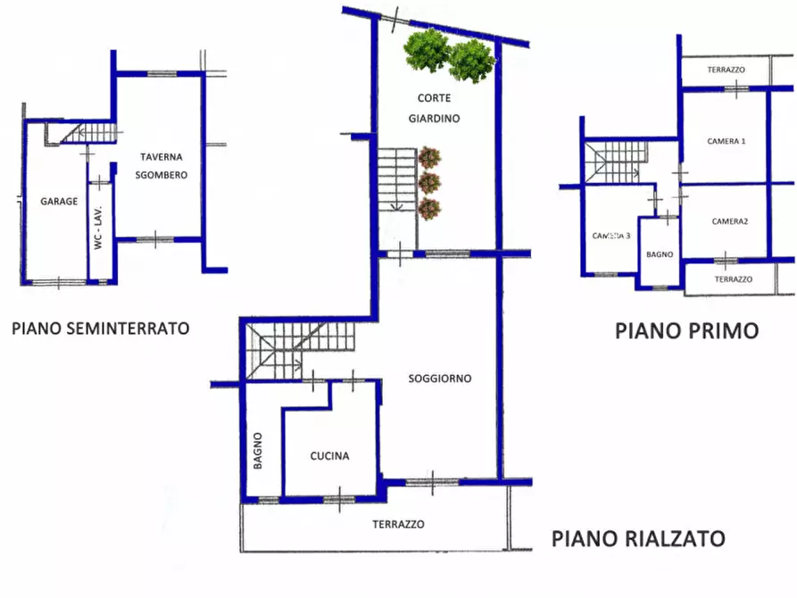 Immagine 9 di Villetta a schiera in vendita  in via Enrico de Nicola, 26 a Rieti