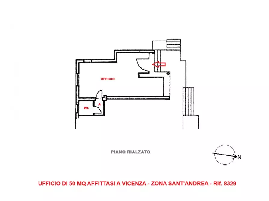 Immagine 9 di Ufficio in affitto  in Via Pizzocaro a Vicenza