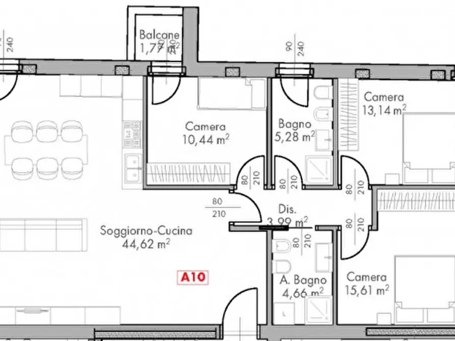 Immagine 16 di Appartamento in vendita  in via Argine Sinistro 25 a Dolo