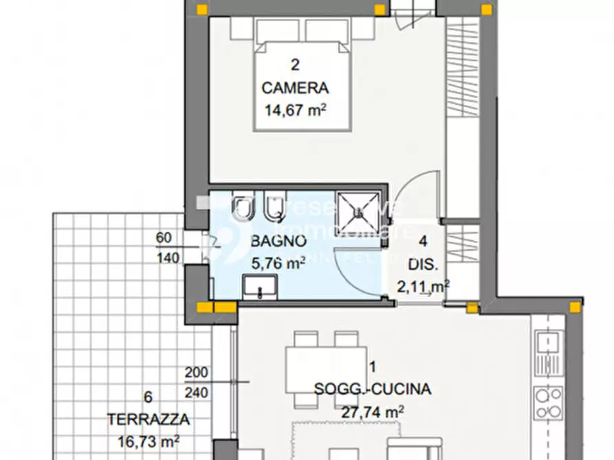 Immagine 19 di Appartamento in vendita  in Via Canova a Trevignano